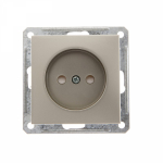Розетка 1гн без З/К шторки с/у шампань механизм 16А W59 Schneider Electric