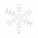 Фигура световая "Снежинка" цвет белый, размер 95х95 см,  мерцающая  NEON-NIGHT
