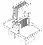 Секц. флан. Тип2 1600А Al 3L+N+PER НК IP55 тран. IEK