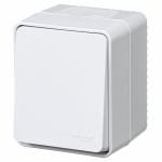 Выключатель 1кл кнопочный о/у белый IP54 AtlasDesign Profi54 Systeme Electric (1/12)