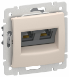 IEKVALENA Роз. комп. 2-я RJ45 кат.5Е UTP 6945361 песоч. IEK IEKVALENA Роз. комп. 2-я RJ45 кат.5Е UTP 6945361 песоч. IEK