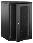 ITK LINEA W Шкаф 18U 600х600мм дверь перф. черный 2.0