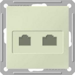 Розетка 2гн комп+ТФ RJ45+RJ11 с/у крем механизм кат.5е W59 Systeme Electric (1/10) Розетка 2гн комп+ТФ RJ45+RJ11 с/у крем механизм кат.5е W59 Systeme Electric (1/10)