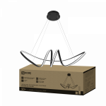 Светильник светодиодный ESTETIKA DALI-SM-90BL 90Вт 230В 3000-6500K 760х210x210мм 1.2м трос ДУ черный IN HOME Светильник светодиодный ESTETIKA DALI-SM-90BL 90Вт 230В 3000-6500K 760х210x210мм 1.2м трос ДУ черный IN HOME