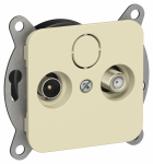 FLITE Роз. 2-я TV+SAT экр. проходная РТВс-2-1-2-ФлН нав. IEK