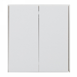 Выключатель 2кл промежуточный с/у жемчуг механизм с рамкой MIELE STRONG KRANZ (1/100)