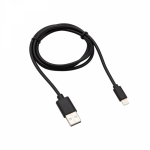 Кабель USB-Lightning 1 м 2 A черный ПВХ REXANT