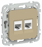 FLITE Роз. 2-я комп. RJ45 кат.5Е UTP РК5е-2-0-ФлХ хак. IEK FLITE Роз. 2-я комп. RJ45 кат.5Е UTP РК5е-2-0-ФлХ хак. IEK