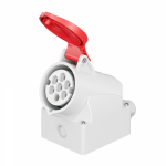 Розетка настенная WS IP44 16A 6P+E 400В Розетка настенная WS IP44 16A 6P+E 400В