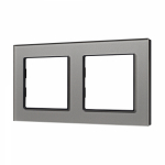 Рамка стеклянная FRM-GLARE-GS-2-GR (Arlight, -) Рамка стеклянная FRM-GLARE-GS-2-GR (Arlight, -)