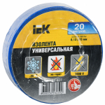 Изолента синяя 15/20м IEK (1/10/200)