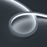 Лента герметичная MOONLIGHT-TOP-X320-13x12mm 24V White6500 (5 W/m, IP67, sauna, 5m, wire x1) (Arlight, Вывод вниз, 3 года)