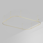 Основание ART-APRIORI-RECTANGLE-SOFT-ROD-800-4500x3500 (GD) (Arlight, IP20 Металл, 3 года)