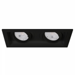 Светильник MS-VORTEX-BUILT-S170x90-2x12W Warm3000 (BK-BK, 20 deg, 230V) (Arlight, IP20 Металл, 5 лет)