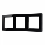 Рамка стеклянная FRM-GLARE-GS-3-BK (Arlight, -) Рамка стеклянная FRM-GLARE-GS-3-BK (Arlight, -)