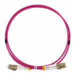Патч-корд оптический многомодовый (MM) 50/125 OM4 LC/UPC-LC/UPC 3мм дуплекс LSZH 1,5м малиновый (маджента) REXANT Патч-корд оптический многомодовый (MM) 50/125 OM4 LC/UPC-LC/UPC 3мм дуплекс LSZH 1,5м малиновый (маджента) REXANT