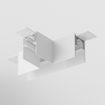 Коннектор Т-образный Gravity накладной белый Белый Коннектор Т-образный Gravity накладной белый Белый