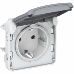 Розетка 1гн с З/К с крыш. с/у серый в сборе винт.клем. 16А IP55 Plexo Legrand (1/10) Розетка 1гн с З/К с крыш. с/у серый в сборе винт.клем. 16А IP55 Plexo Legrand (1/10)