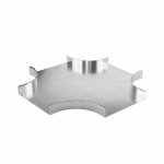 Ответвитель Х-образный 50х75, 1,5 мм, AISI 304 в комплекте с крепежными элементами и соединительными пластинами, необходимыми длямонтажа Ответвитель Х-образный 50х75, 1,5 мм, AISI 304 в комплекте с крепежными элементами и соединительными пластинами, необходимыми длямонтажа