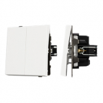 Механизм выключателя управления шторами SWT-TENDO-MKR2-SFPL-WH (230V, 10A) (Arlight, Матовый белый) Механизм выключателя управления шторами SWT-TENDO-MKR2-SFPL-WH (230V, 10A) (Arlight, Матовый белый)