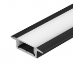 Профиль SL-SLIM-H7-F25-2000 BLACK (Arlight, Алюминий) Профиль SL-SLIM-H7-F25-2000 BLACK (Arlight, Алюминий)