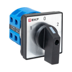 Кулачковый переключатель ПК-1-42 25А 2P "1-0-2" EKF #(100/1) Кулачковый переключатель ПК-1-42 25А 2P "1-0-2" EKF #(100/1)