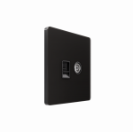 Systeme Infinity, Розетка информационная С/У TV/FM и кат.5е, Полярная ночь Systeme Infinity, Розетка информационная С/У TV/FM и кат.5е, Полярная ночь