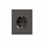 Розетка SETE 1-ая с/з с/у з/ш 16А с USB A+C быстрой зарядки 5В/3А графит IP20/IP44 KRANZ Розетка SETE 1-ая с/з с/у з/ш 16А с USB A+C быстрой зарядки 5В/3А графит IP20/IP44 KRANZ
