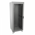 Шкаф напольный разобранный 19 IT-CQE-N 32U 600x600мм, крыша с вырубкой, дверь стекло и сплошная металл, одинарные боковые панели, серый RAL7035 Шкаф напольный разобранный 19 IT-CQE-N 32U 600x600мм, крыша с вырубкой, дверь стекло и сплошная металл, одинарные боковые панели, серый RAL7035