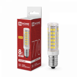 Лампа светодиодная LED-T25-CORN 8Вт 230В E14 4000К 770Лм IN HOME Лампа светодиодная LED-T25-CORN 8Вт 230В E14 4000К 770Лм IN HOME