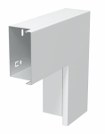 Угол плоский с крышкой кабельного канала LKM 60x100 мм, сталь белый Угол плоский с крышкой кабельного канала LKM 60x100 мм, сталь белый