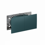 Розетка 2гн с З/К с выдвижной крыш. шторки с/у изумруд в сборе 16А AtlasDesign Systeme Electric (1/12)