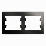 Рамка 2гн антрацит Glossa Systeme Electric  (1/30/180)