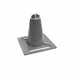 Держатель проводника пластиковый для мягкой кровли Н-110 мм TDZ Промрукав Держатель проводника пластиковый для мягкой кровли Н-110 мм TDZ Промрукав