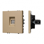 ARL NOBE Розетка компьютерная софт-тач золотой песок SCT-MPC1-SFPL-GD (RJ-45, CAT6) (Arlight, -) ARL NOBE Розетка компьютерная софт-тач золотой песок SCT-MPC1-SFPL-GD (RJ-45, CAT6) (Arlight, -)