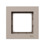 1 - местная рамка, IP44, кремовая, пластик Эпика EKF 1 - местная рамка, IP44, кремовая, пластик Эпика EKF