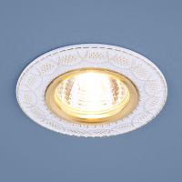 Встраиваемый светильник 7010 MR16 WH/GD белый/золото (1/100)