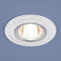 Встраиваемый светильник 7010 MR16 WH/SL белый/серебро (1/100)