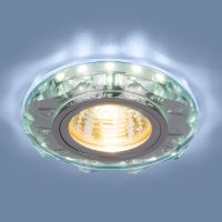 Точечный светодиодный светильник 8356 MR16 CL/WH прозрачный/белый (1/30)