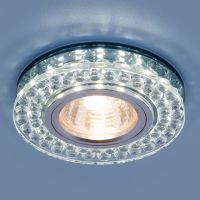 Точечный светодиодный светильник 8381 MR16 CL/SBK прозрачный/дымчатый (1/50)