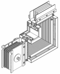 Секц. угл. вверх н/2 2500А Al 3L+N+PER IP55 тран. IEK
