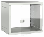 Шкаф наст. 9U 600х450мм стекл. дв. сер. GENERICA