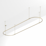 Основание ART-APRIORI-OVAL-ROD-800-4000x1000 (OG) (Arlight, IP20 Металл, 3 года)
