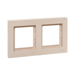 2 - местная рамка, IP44, кремовая, пластик Эпика EKF