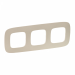 Рамка 3гн тиснение крем Valena ALLURE Legrand