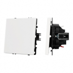 Механизм выключателя одноклавишный проходной SWT-NOBE-MKP1-SFPL-WH (230V, 10A) (Arlight, Белый кварц) Механизм выключателя одноклавишный проходной SWT-NOBE-MKP1-SFPL-WH (230V, 10A) (Arlight, Белый кварц)
