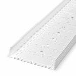 Лоток перфорированный Стандарт 500х100х3000 (1,0 мм) RAL 9003 (6 м/уп) Промрукав