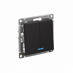 Выключатель 2кл с подсв с/у карбон механизм AtlasDesign Systeme Electric (1/5) Выключатель 2кл с подсв с/у карбон механизм AtlasDesign Systeme Electric (1/5)