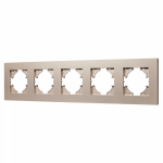 Рамка пластиковая FRM-PERIO-PL-5-GD (Arlight, -) Рамка пластиковая FRM-PERIO-PL-5-GD (Arlight, -)