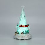 Фигура светодиодная на подставке Новогодний поезд с мелодией 30,5см, RGB NEON-NIGHT Фигура светодиодная на подставке Новогодний поезд с мелодией 30,5см, RGB NEON-NIGHT